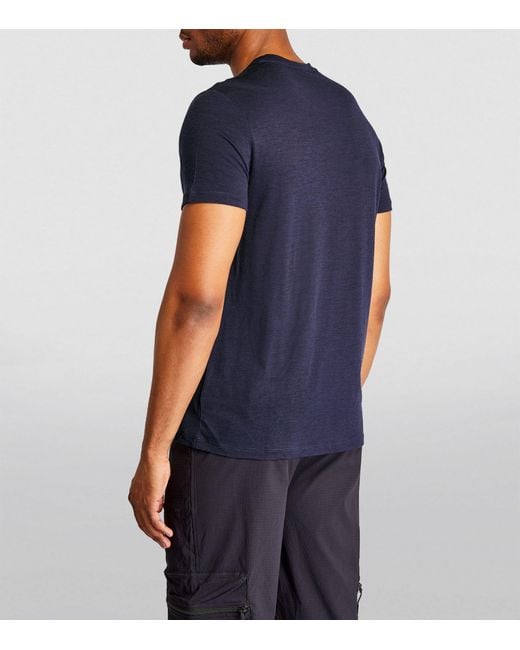 Icebreaker Blue Merino Wool Tech Lite T-shirt for men