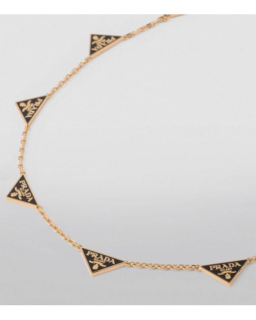 Prada Triangle Logo Collection — LUXE Reworked | Jewelry lookbook, Dream  jewelry, Jewelry fashion trends