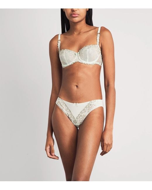 Chantelle White Champs Elysées Brazilian Briefs