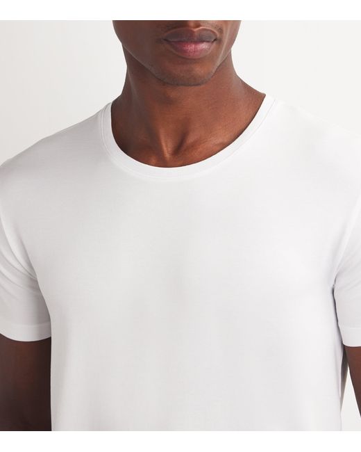 Falke White Daily Comfort T-Shirt for men
