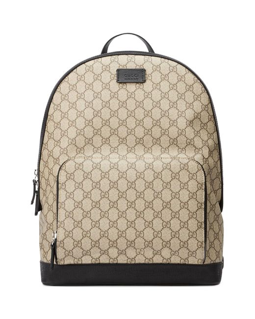 Gucci Natural GG Supreme Backpack