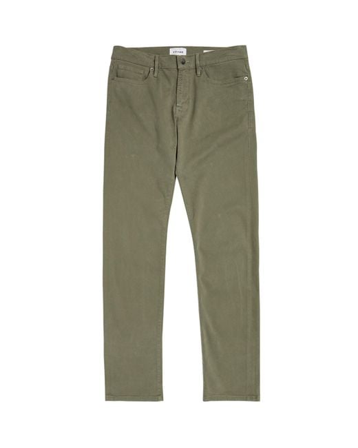 FRAME Green L'Homme Slim Jeans for men
