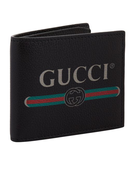 Gucci Black Vintage Logo Wallet for men