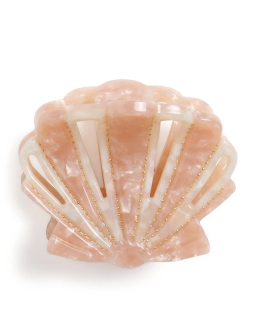 Zimmermann Natural Acetate Shell Clasp Hair Clip