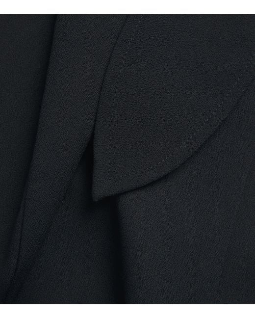 BITE STUDIOS Black Wool Draped Top