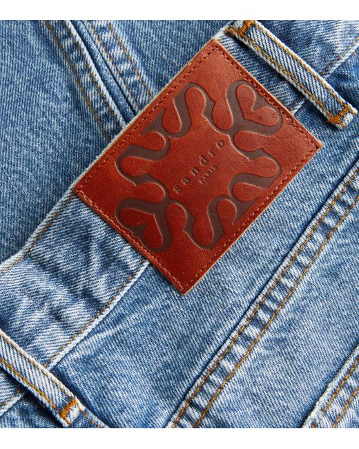 Sandro Blue Flared Jeans
