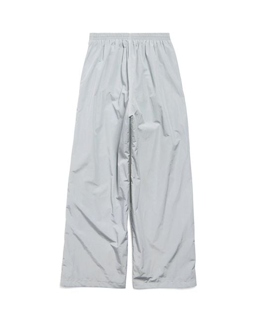Balenciaga Gray Cotton-Blend Technical Trousers for men