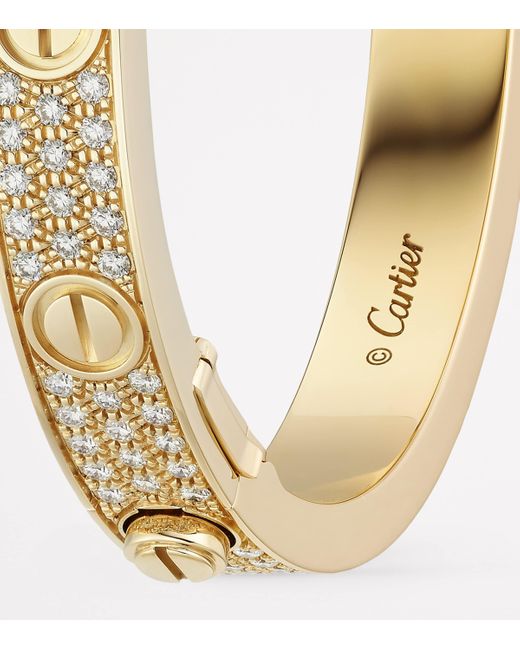 Cartier Natural And Diamond Love Bracelet