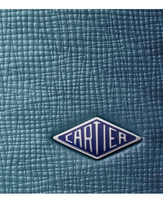 Cartier Blue Leather Losange Card Holder for men