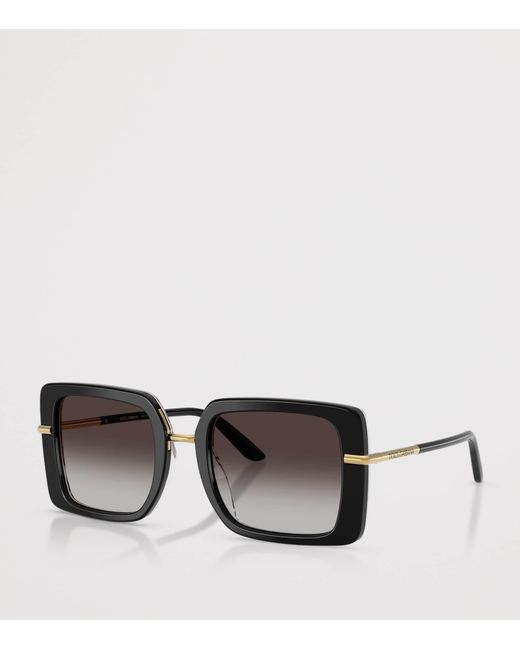 Dolce & Gabbana Brown Acetate Dg4481 Dna Square Sunglasses