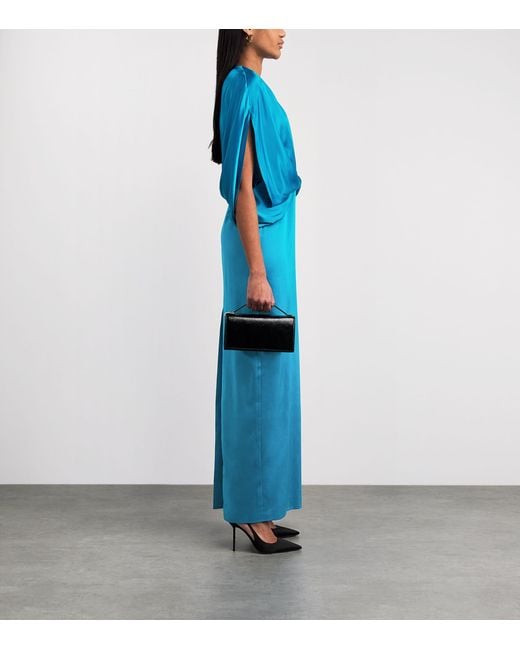 Roksanda Blue Silk Rani Maxi Dress