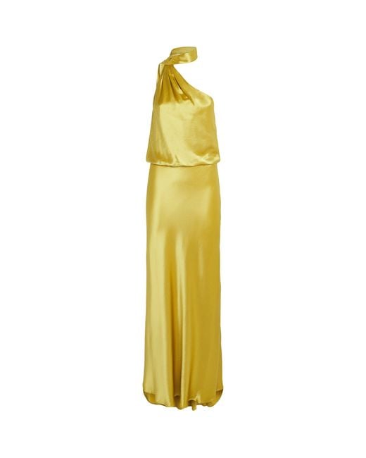 Staud Metallic Estelle Maxi Dress