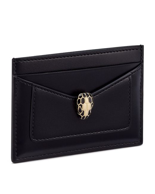 BVLGARI Black Serpenti Forever Card Holder