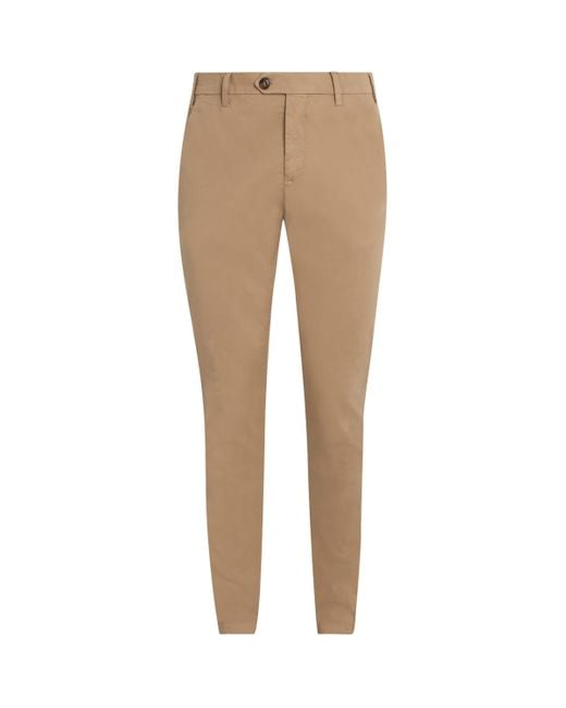 Canali Natural Stretch-Cotton Chinos for men