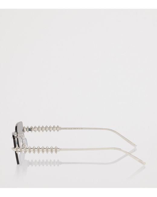 Cartier Blue Clash De Rectangle Sunglasses