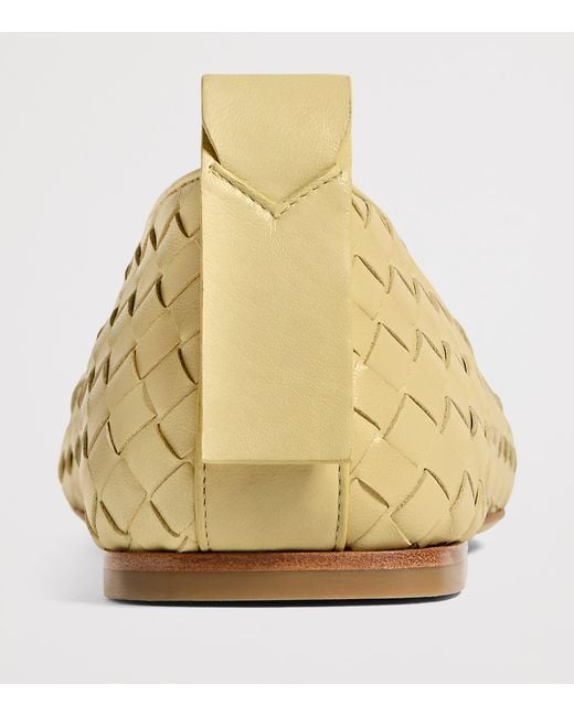 Bottega Veneta Natural Lambskin Charlotte Ballet Flats