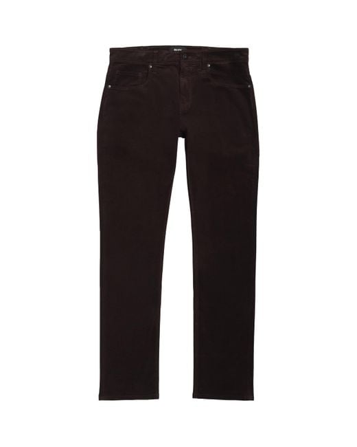 PAIGE Black Corduroy Federal Slim-Straight Jeans for men