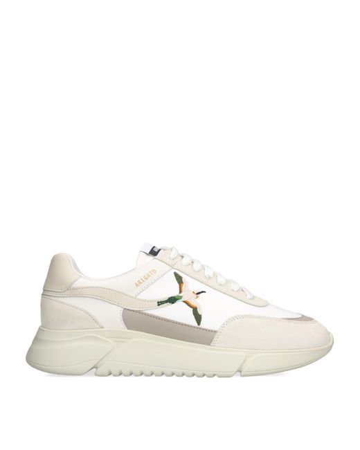 Axel Arigato White Genesis Stripe Bee Bird Low-Top Sneakers for men