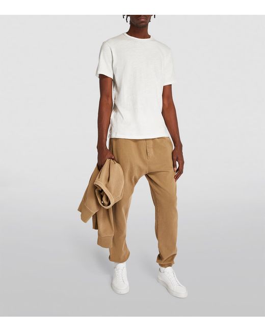 Rag & Bone White Cotton Flame T-Shirt for men