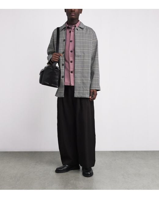 Barbour Gray Check Rokig Waterproof Jacket for men