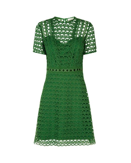 Sandro Crochet Lace Dress in Green Lyst