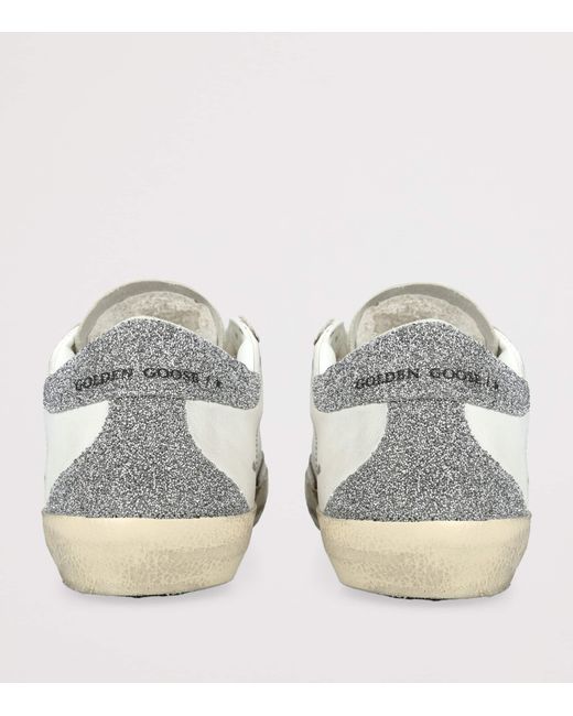 Golden Goose Deluxe Brand White Leather Super-Star Sneakers