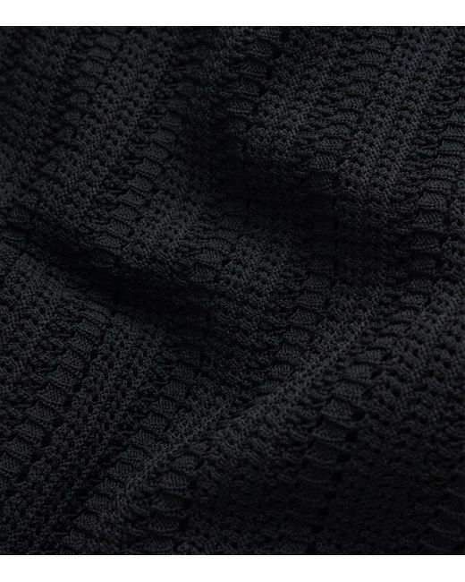 Claudie Pierlot Black Crochet Flared Trousers