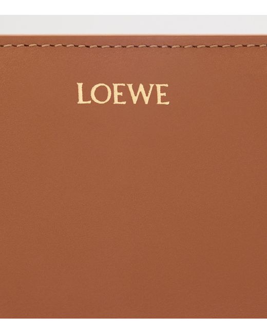 Loewe Brown Leather Knot Wallet