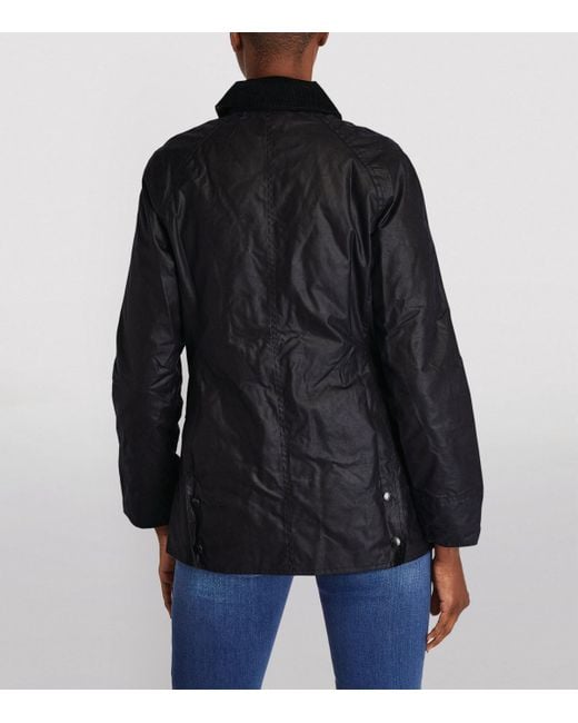 Barbour Black Beadnell Waxed Jacket