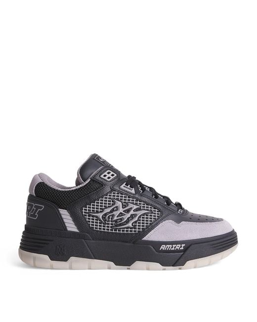 Amiri Gray Leather Ma-94 Sneakers for men