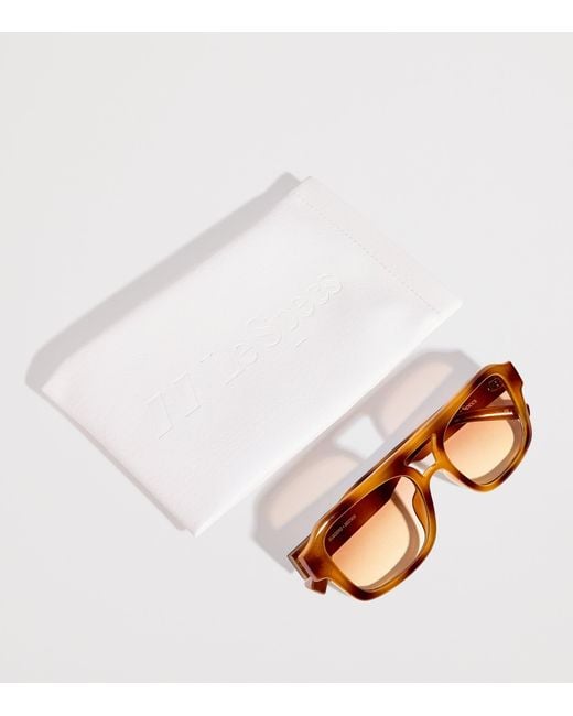 Le Specs Pink Subzero Aviator Sunglasses