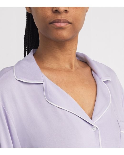 Eberjey Purple Modal Gisele Pyjama Set