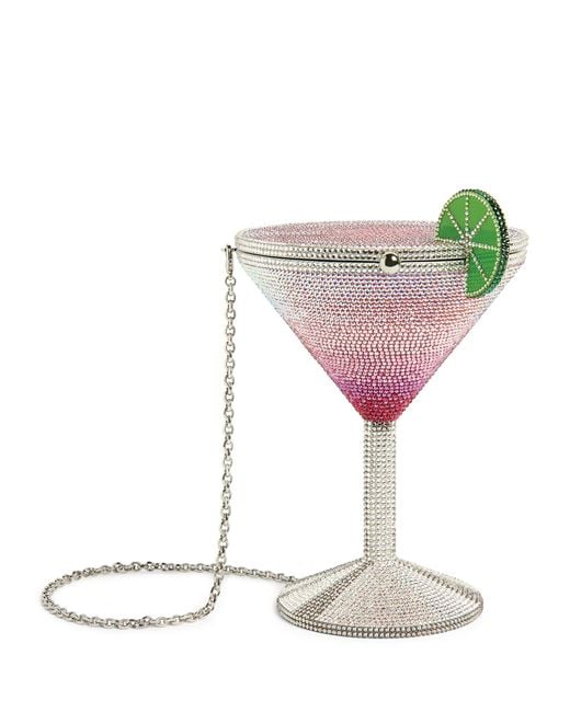 Judith Leiber Pink Martini Cosmopolitan Clutch Bag