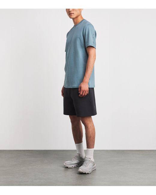 On Shoes Black Focus Tech Shorts for men