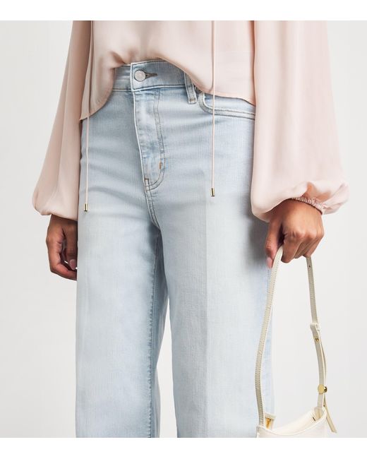FRAME White Le Slim Palazzo Wide-Leg Jeans