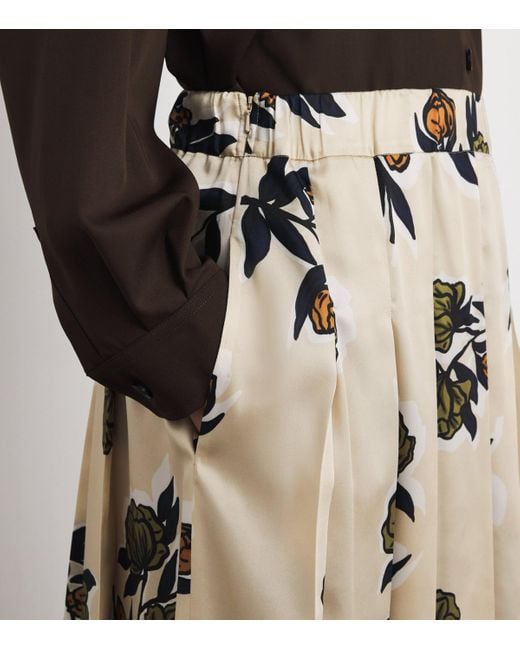 Weekend by Maxmara Natural Pleated Midi Skirt