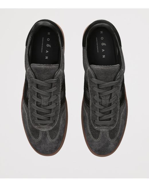 Hogan Black Suede Cool Sneakers for men