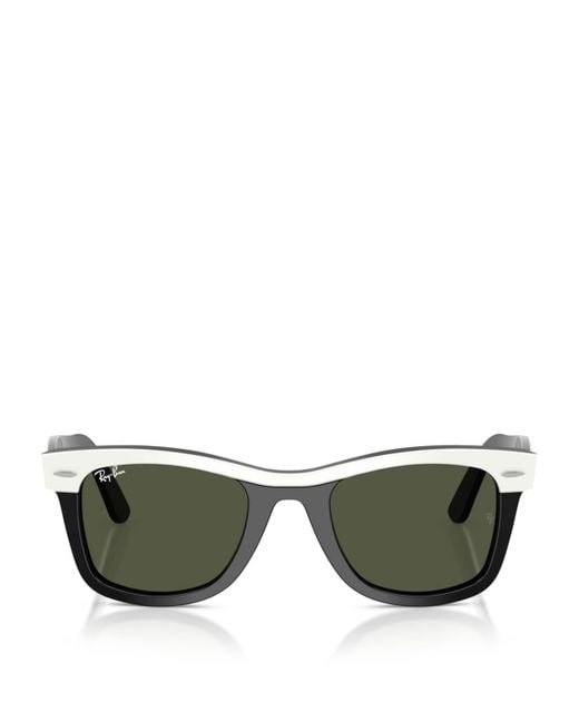 Ray-Ban Green Rb2240 Street Neat Wayfarer Sunglasses