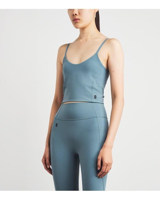 On Shoes Blue Studio Sports Bra