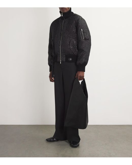 MM6 by Maison Margiela Black Small Japanese Tote Bag for men