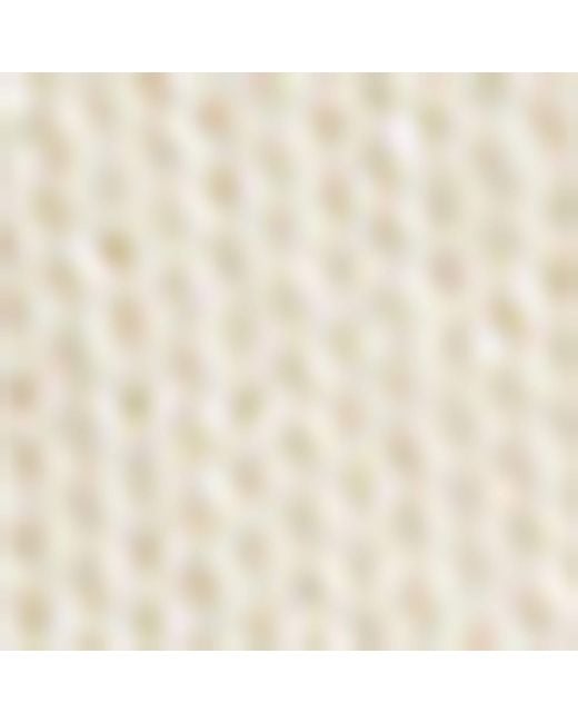 Ralph Lauren White Cashmere Cable-Knit Rollneck Sweater
