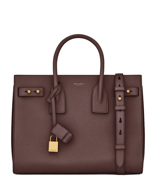 Saint Laurent Brown Small Sac De Jour Cross-Body Bag