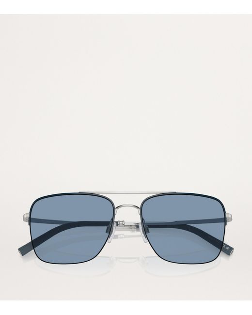 Oliver Peoples Blue Metal R-2 Sunglasses for men