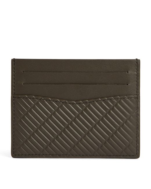 Dunhill Metallic Leather Contour Card Holder for men