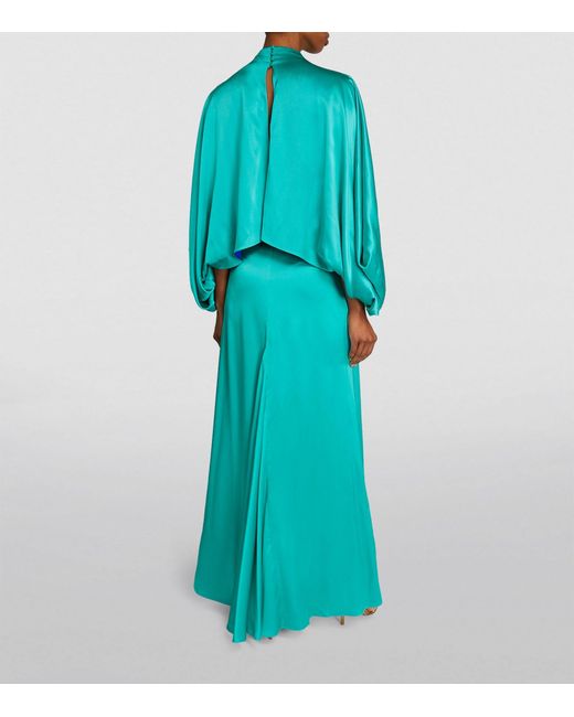 Roksanda Blue Silk Colline Maxi Dress