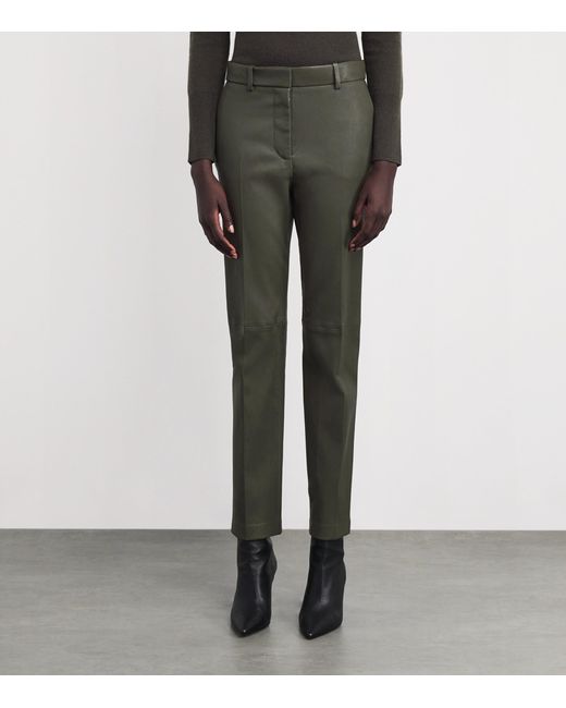Joseph Gray Coleman Leather Trousers