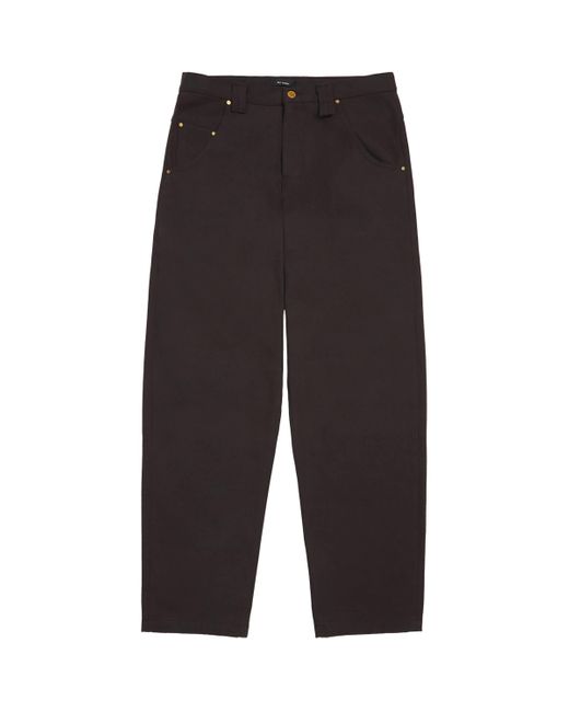 Willy Chavarria Gray Bad Boy Wide-Leg Jeans for men