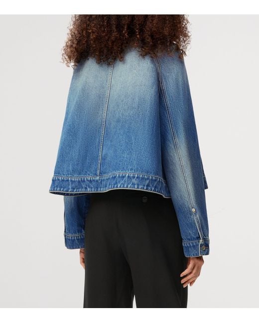 Loewe Blue Trapeze Denim Jacket