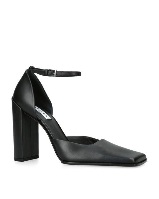 Alaïa Black Leather D'Orsay Pumps 90