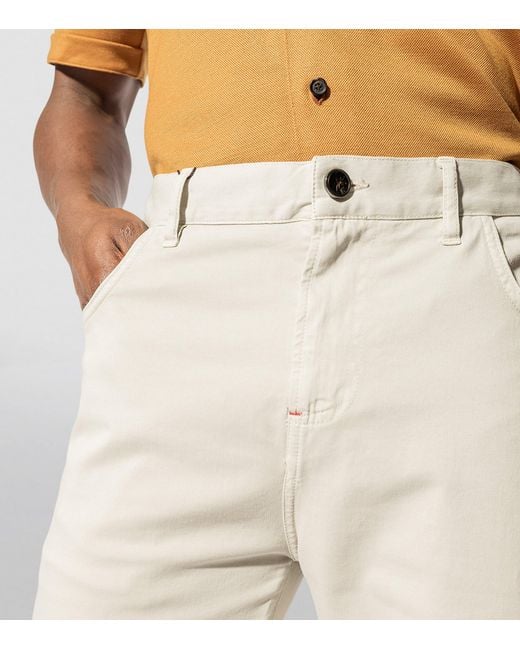 Isaia Natural Slim Jeans for men